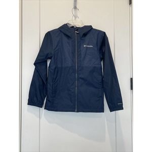 Columbia Boy's Lightweight Rain Jacket Uniform NAVY size M 10-12